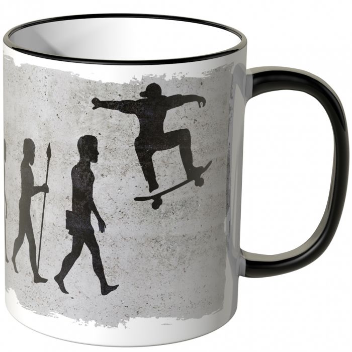JUNIWORDS Tasse Evolution Skateboard