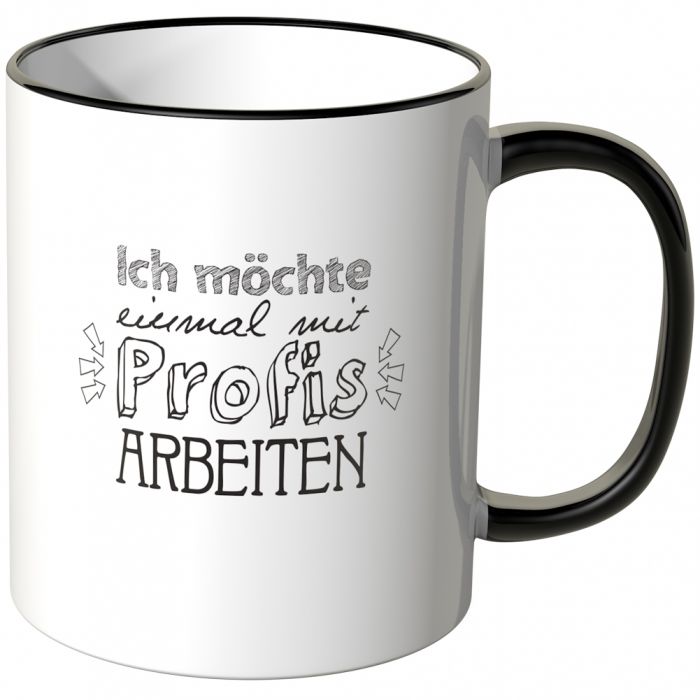 JUNIWORDS Tasse Ich möchte einmal mit Profis arbeiten - Motiv 7