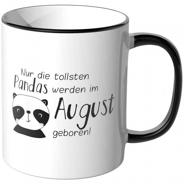 JUNIWORDS Tasse Nur die tollsten Pandas werden im August geboren!