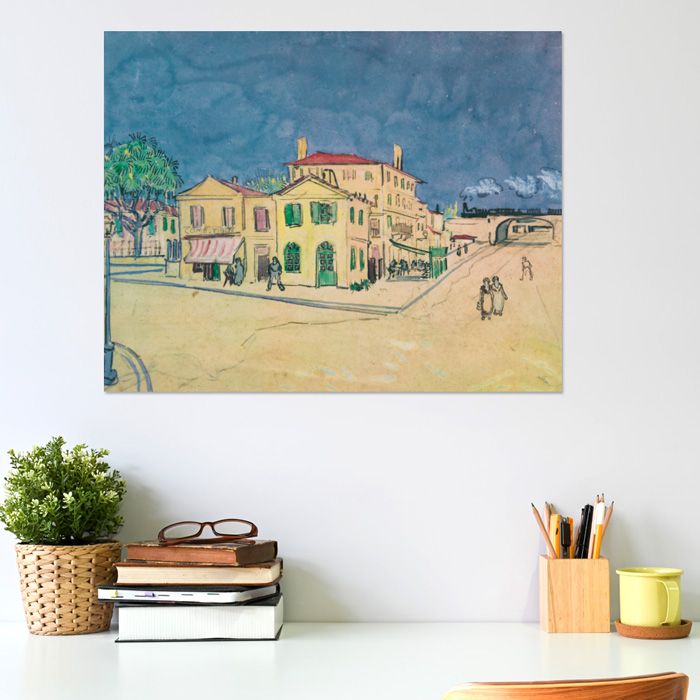 Poster Vincent van Gogh - Das Gelbe Haus