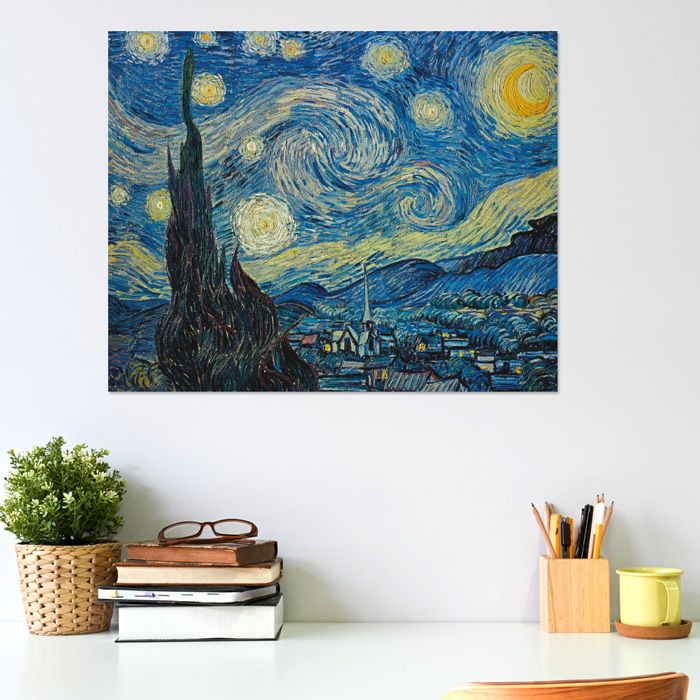 Poster Vincent van Gogh - Sternennacht