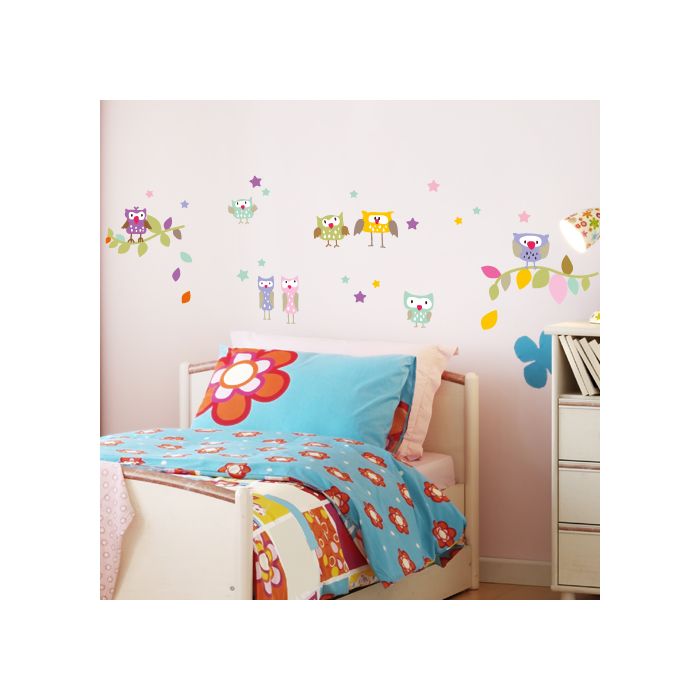 Wandsticker Eulen