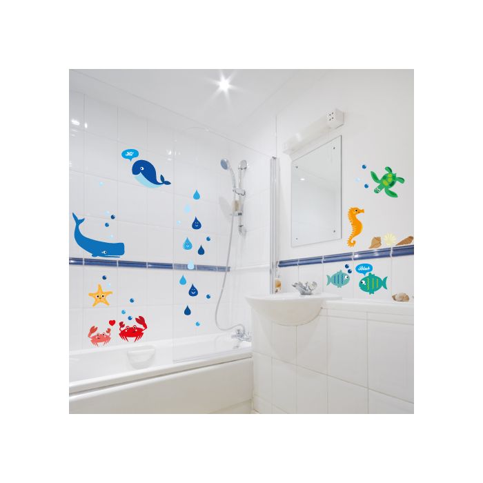 Wandsticker Unterwasserwelt