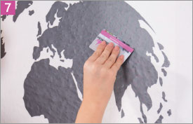 Wandkings Wandtattoo Verklebeanleitung