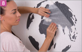 Wandkings Wandtattoo Verklebeanleitung